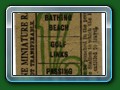 FMR: Adult Single 1s 2d (pre-decimal), punched to signify it was issued at Fairbourne (the other hole is from the ticket block staple) - punched by a Bell Punch machine