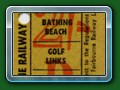 FMR: Adult Return 2s 0d (pre-decimal), punched to signify it was Bathing Beach to Passing Loop return (the other hole is from the ticket block staple) - punched by a Bell Punch machine