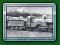1936: Count Louis & Stirling No.1 posed outside the 'top gate' at Fairbourne terminus in the year the Stirling departed, from 'Short History of the Fairbourne Railway, Bill Hyde collection