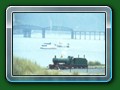1979: 'Sian' posed in the headshunt at the Ferry with Brmouth Bridge behind (c) Bill Hyde