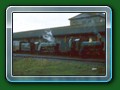 1981: 'Sian' on a very damp day at Dymchurch on the Romney, Hythe & Dymchurch Railway, part of that years "tour" (c) Bill Hyde