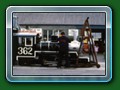 1984: Butchery by the road side !! 'Sian' is chopped into 'Sydney' outside the old engine shed at Easter (c) Bill Hyde 