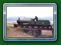 Sian, 2-4-2 outside frames steam, designed by Ernest W. Twining & built by G & S 1963. Rebuilt 1984 by Ellerton into American outline & renamed Sydney. 1985 sold to Littlecote Rly. Sold to Bure Valley Rly 1991 & rebuilt to original design & renamed Sian. Sold to Sian Project Group 1995. Now at Windmill Farm, Southport. 1975 (c) John C. Fletcher