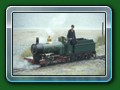 Katie, 2-4-2 outside frames steam, designed by Ernest W. Twining & built by G & S 1954. At Dudley Zoo Rly 1955-6. Out of use in Anglesey 1957-1965.Sold to Fairbourne Rly 1965. 1984 renamed Shon by Ellerton. Sold 1985 to Wigan Borough Council & moved to Haigh Hall Rly & renamed Haigh Hall. Sold to Austin Moss 1995 & moved to Windmill Farm Rly & renamed Katie. 1976 (c) Bill Hyde 