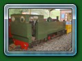 Tracy-Jo,  designed & built by G & S 1964. Originally a 2-6-2 steam-outline petrol-haudrallic. Moved to Dudley Zoo 1967. Sold 1969. At R, H & D Rly 1970. Sold to Sir William McAlpine 1974 & converted to 2-6-2DM. 1986 sold to Kirkless Light Rly & converted to 2-6-2 diesel-hydraullic. Sold to Bure Valley Rly 1991 & rebuilt as 2-6-4T steam & renamed Wroxham Broad. Seen at Bure Valley (c) John C. Fletcher